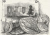 LESNES. Lesnes Abbey and Seals 1888 old antique vintage print picture