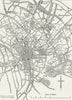 CROYDON. Map of Croydon and Vicinity 1888 old antique vintage plan chart