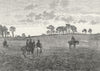 EPSOM RACES. Tattenham corner. Surrey 1888 old antique vintage print picture