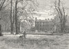 HAM AND PETERSHAM. Ham House 1888 old antique vintage print picture