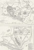KEW GARDENS. Plans of Kew Gardens 1888 old antique vintage map chart