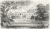 WIMBLEDON. Gothic House, Wimbledon 1888 old antique vintage print picture