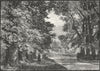 MALDEN AND MORDEN. Worcester Park 1888 old antique vintage print picture