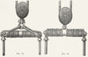 SHIPS. Fittings on the after deck 1891 old antique vintage print picture