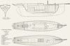 BOATS. Cabin Plan of 'Vril'. & Deck Plans 5 tons 1891 old antique print
