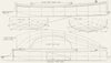YACHT PLAN. Cowes 'Una; Original 1852 1891 old antique vintage print picture