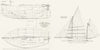 YACHTS. 'Haze' 18' Lugger, 3 Tons; sail plan, Shoreham 1891 old antique print