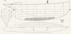 BELFAST LOUGH BOAT PLAN. 'Halcyone', GH Brown 1891 old antique print picture
