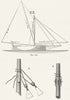 SAILING. Itchen Boats. Punts 1891 old antique vintage print picture