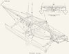 CATAMARAN PLAN. 'John Gilpin' 1891 old antique vintage print picture