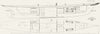 STEAM YACHT CABIN PLAN. 'Amazon', Chamberlayne 1891 old antique print picture
