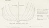 BOATS. 'Nautilus(1886)Body Plan. Canoe  1891 old antique vintage print picture