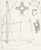 BOATS. 'Nautilus(1886)Detail or Rigging. plan  1891 old antique print picture