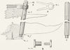 BOATS. 'Charm' Canoe Rudder Fittings 1891 old antique vintage print picture