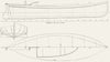 BOAT PLAN. Mersey Sailing Canoe Yawl 1891 old antique vintage print picture
