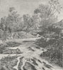 ETHIOPIA. View on the River Abbay 1880 old antique vintage print picture
