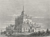 BURMA. Burma. Thapinyu Pagoda, at Pagan 1880 old antique vintage print picture
