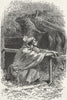 JAPAN. Faxiba, afterwards Fide-Yosi 1880 old antique vintage print picture