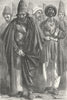 GEORGIA. Dervish & Penitent 1880 old antique vintage print picture