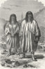 BRAZIL. Indians of the river Pachitea 1880 old antique vintage print picture