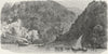 RUSSIA. Volga. West bank 1880 old antique vintage print picture
