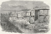RUSSIA. Kazan. moat of city 1880 old antique vintage print picture