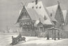 RUSSIA. Volga. Wayside Inn in 1880 old antique vintage print picture