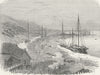 RUSSIA. Volga. Isadij  1880 old antique vintage print picture