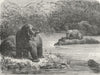 CENTRAL AFRICA. Quiet nook, Zambezi river 1880 old antique print picture