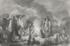 SOUTH AMERICA. Patagonia. Patagonian Camp 1880 old antique print picture
