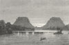 MALI. . View on the Upper Senegal 1880 old antique vintage print picture