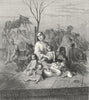 CHINA. Soo-chow. refugees, Kah-ding 1880 old antique vintage print picture