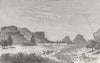MALI. View of Koundian 1880 old antique vintage print picture