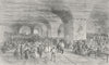 GERMANY. From Alsace to Hartz. Ct Brewery in Munich 1880 old antique print