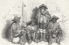 PERU. About Chincha Islands. Indian Workmen 1880 old antique print picture