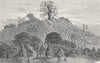 MALI. Baobab tree of Kouroundingkoto 1880 old antique vintage print picture