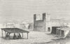 MALI. House of El Hadj at Dianghirte 1880 old antique vintage print picture