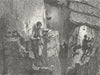 GERMANY. Hartz Miners 1880 old antique vintage print picture