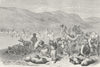 RIVERS. West Turkistan. Crossing Oxus 1880 old antique vintage print picture