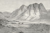 EGYPT. Red Sea. View Al Mallahah 1880 old antique vintage print picture