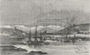 ICELAND. Fjord of Reykjavik 1880 old antique vintage print picture