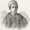 SAUDI ARABIA. Red Sea. Young Arab of Djiddah 1880 old antique print picture