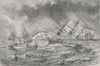ICELAND. Coast 1880 old antique vintage print picture
