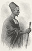 MALI. Ahmadou, King of Segou 1880 old antique vintage print picture