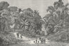 MILITARIA. Suburbs of Jakarta 1880 old antique vintage print picture
