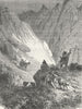 PERU. Pass, Cordillera 1880 old antique vintage print picture