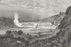 WISCONSIN. Falls of the Mississippi 1880 old antique vintage print picture