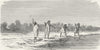 BRAZIL. Indians shooting fish 1880 old antique vintage print picture