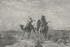 MOROCCO. Atlas mountains. Robbers of desert 1880 old antique print picture