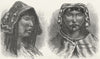 PERU. Lima & Andes. Women of Occobamba 1880 old antique vintage print picture